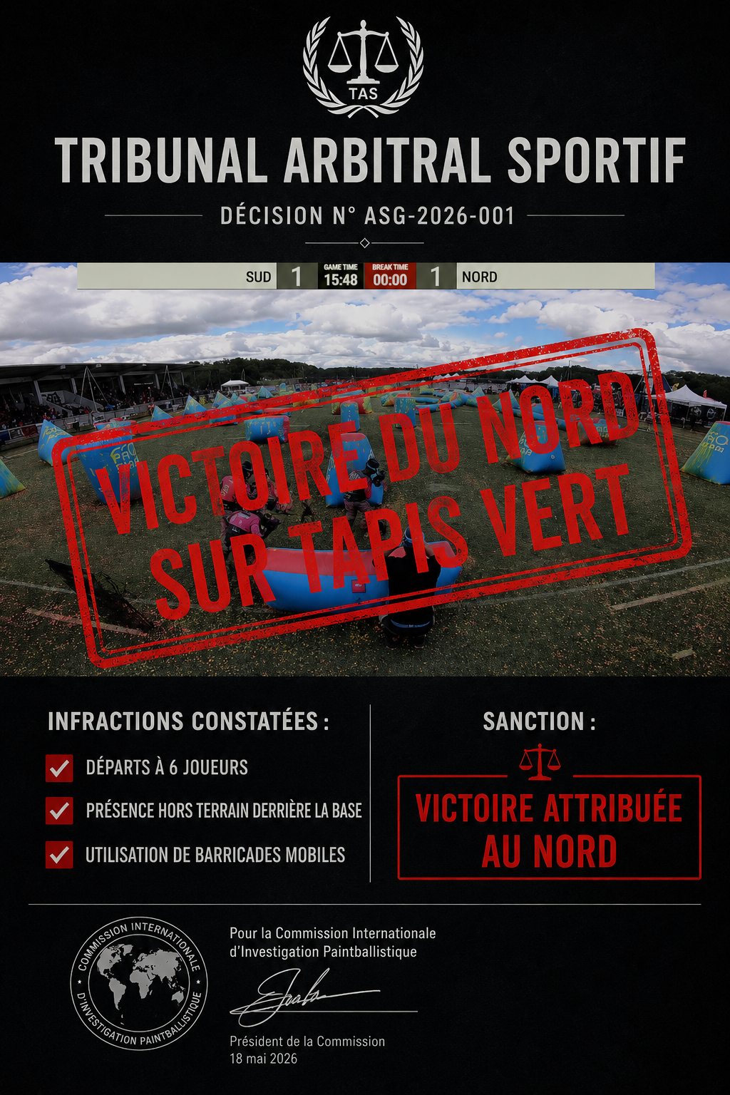 Tribunal Arbitral Sportif All Stars Game